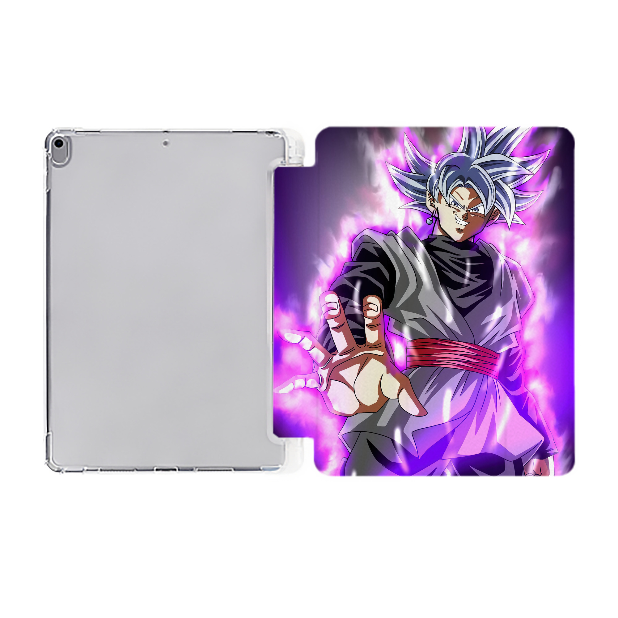 （画像用） ドラゴンボール DRAGON BALL IPad ケース ペン収納付き 三つ折りスタンド PUレザー×シリコン 対応機種9.5/10.5/10.9インチ